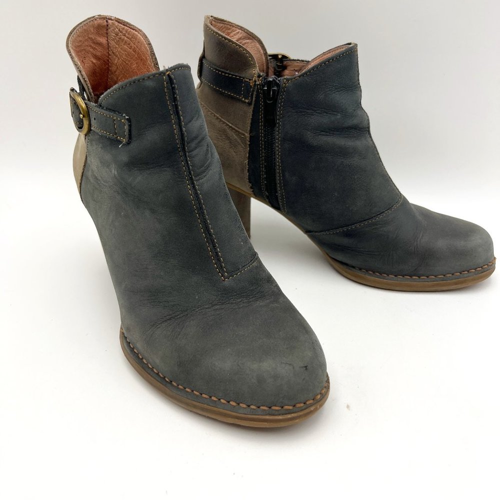 El‎ Naturalista Colibri Boots Leather Colorblock Gray and Blue Size 39 (8…